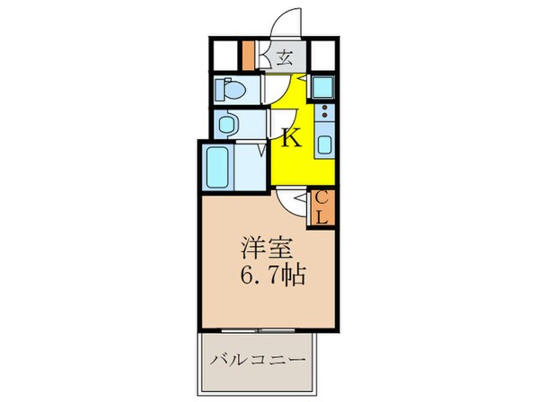 S-RESIDENCE新大阪Ridenteの物件間取画像